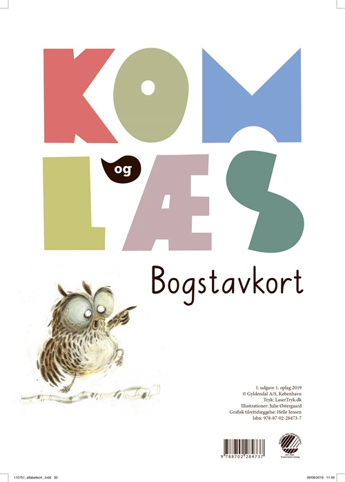 Billede af Kom og læs. Bogstavkort
