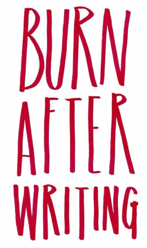 Billede af Burn after writing