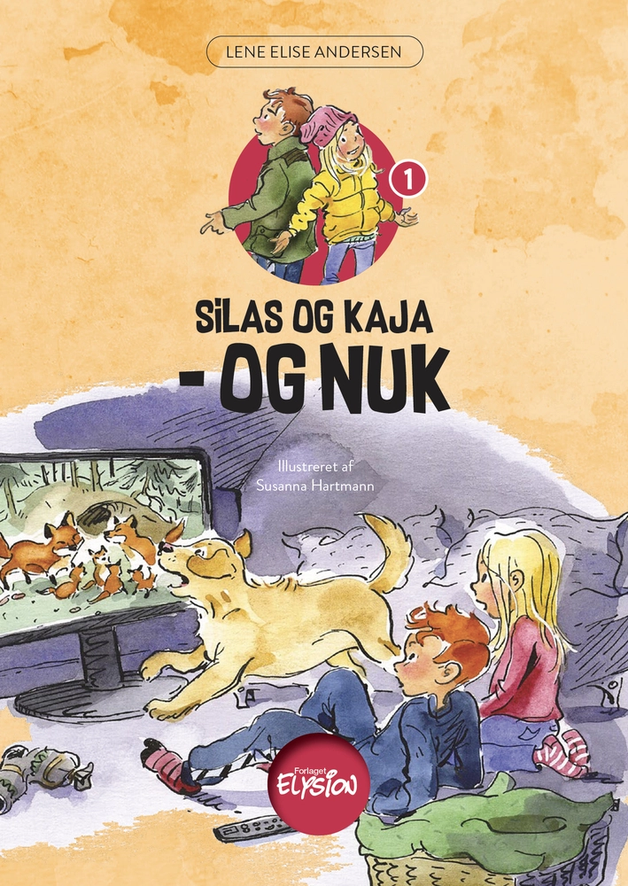 Billede af Silas og Kaja - og Nuk