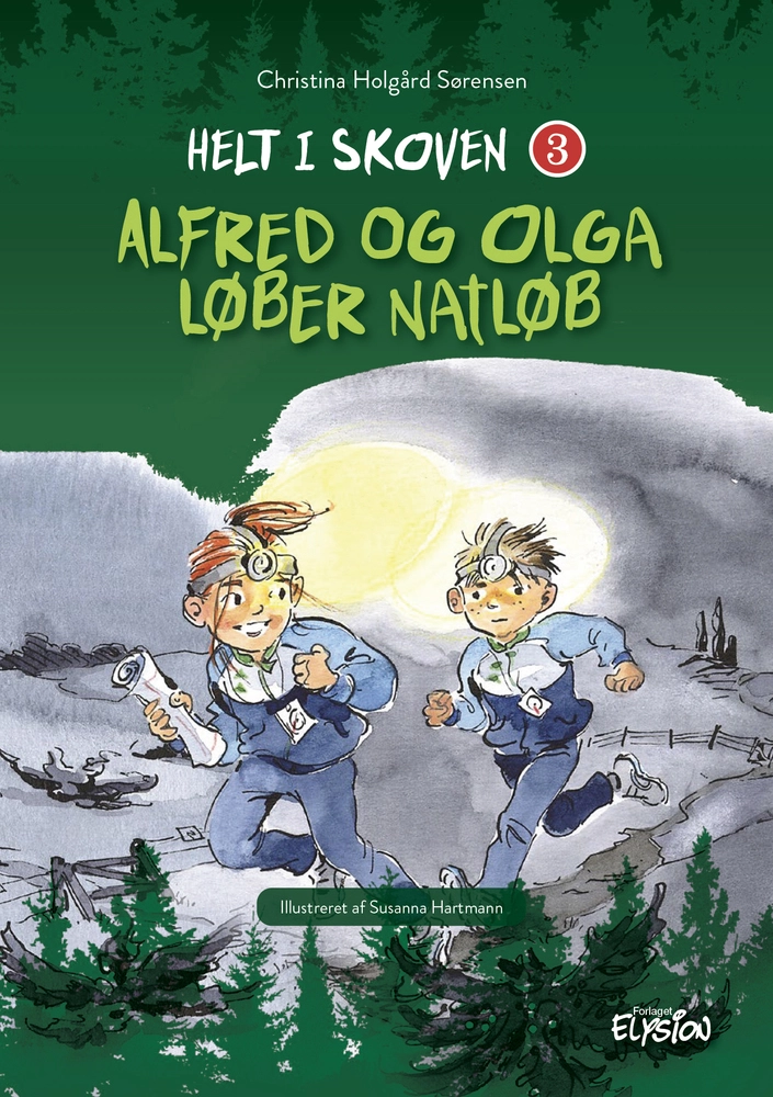 Billede af Alfred og Olga løber natløb