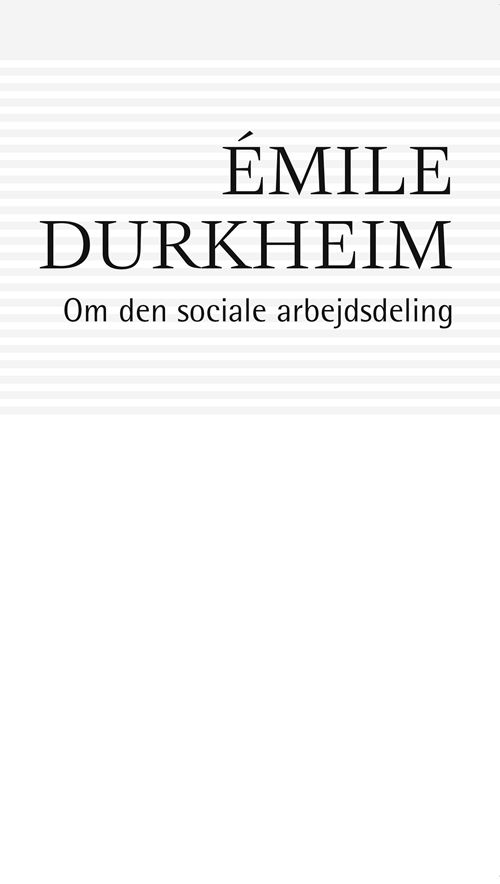 Billede af Om den sociale arbejdsdeling