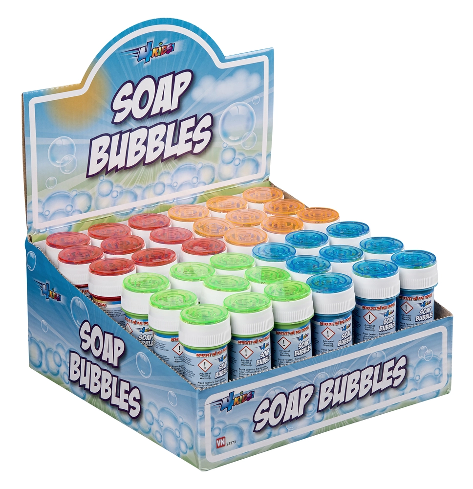 Sæbebobler med spil 50 ml asst