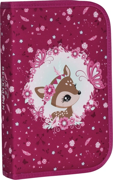 Penalhus Beckmann Onezip Forest Deer m/indhold