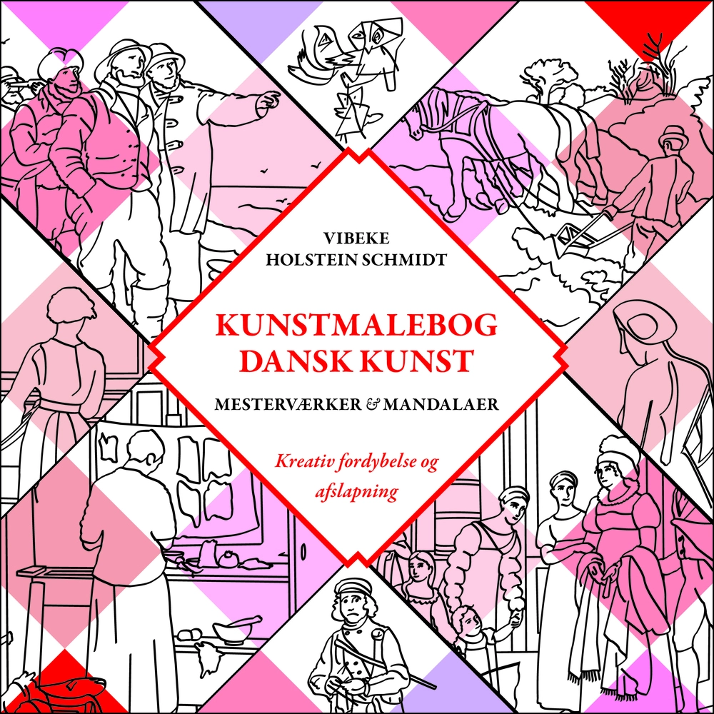 Billede af Kunstmalebog dansk kunst