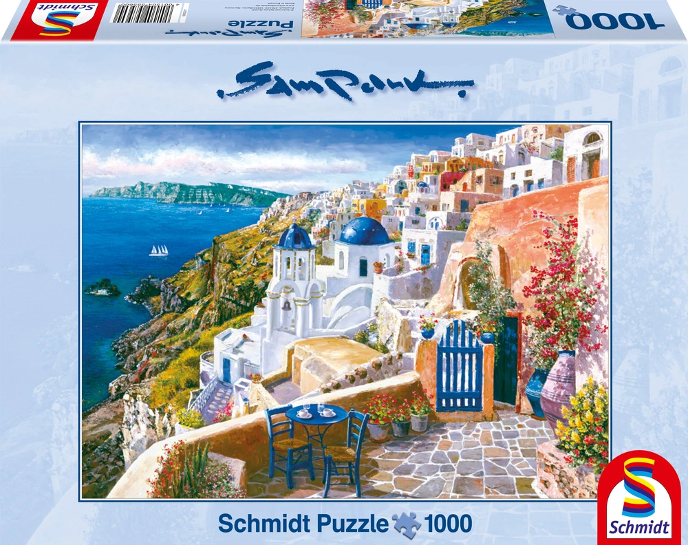 Puslespil View from Santorin 1000 brikker