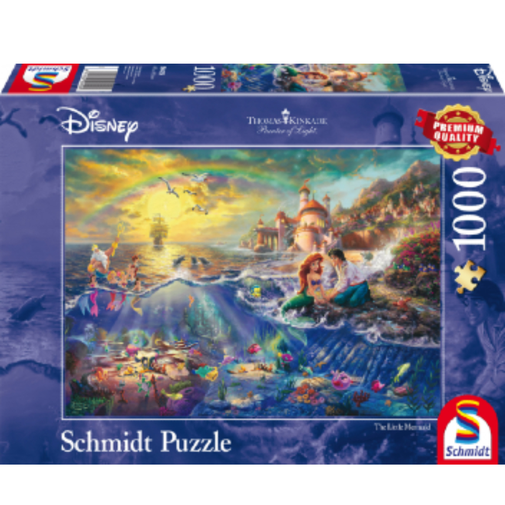 Puslespil The Little Mermaid Ariel 1000 brikker
