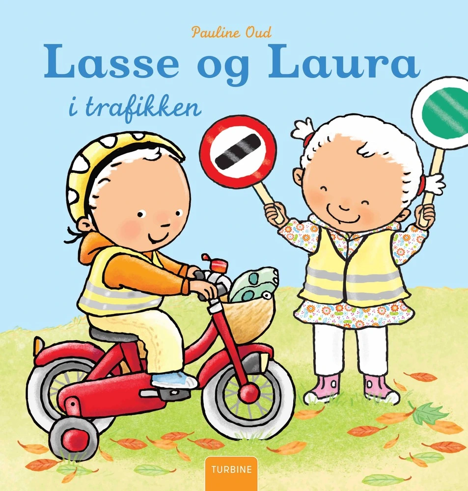 Billede af Lasse og Laura i trafikken