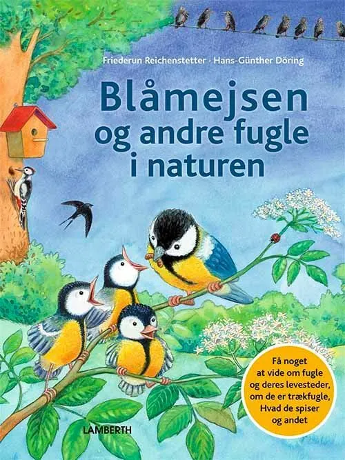Billede af Blåmejsen og andre fugle i naturen