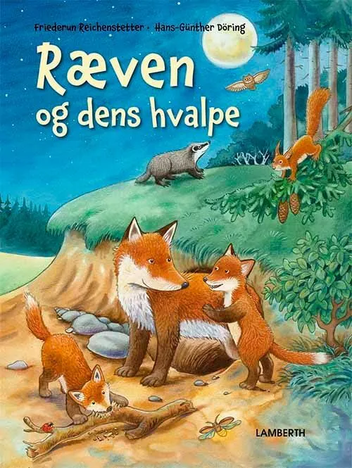 Billede af Ræven og dens hvalpe