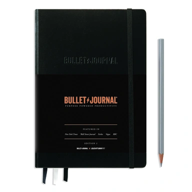 Notesbog bullet journal lt1917 A5 2stk hardcover 206 s.
