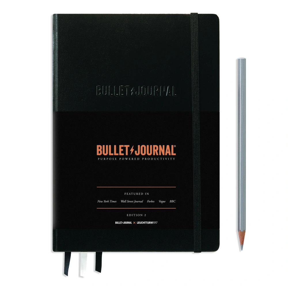 Notesbog bullet journal lt1917 A5 sort
