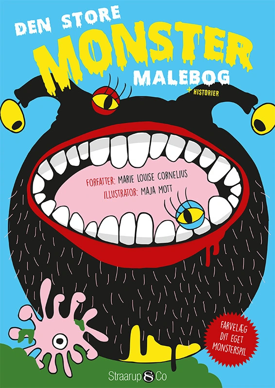 Billede af Den store monstermalebog