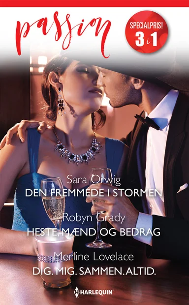 Den fremmede i stormen / Heste, mænd og bedrag / Dig. Mig. Sammen. Altid.