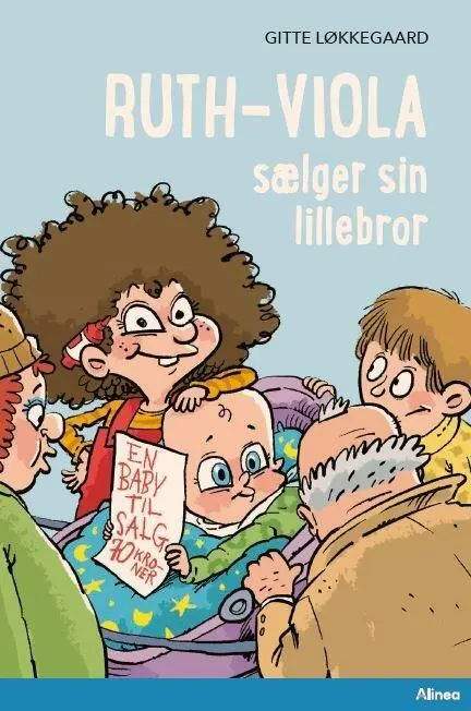 Billede af Ruth-Viola sælger sin lillebror, Blå Læseklub
