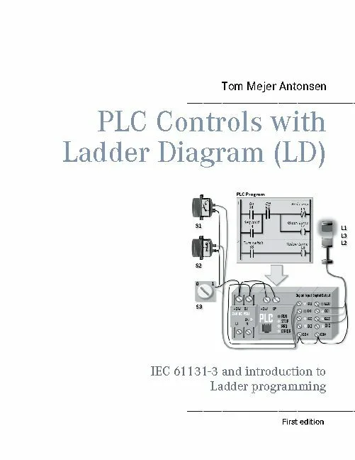 PLC Controls with Ladder Diagram (LD), Monochrome