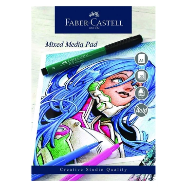 Akvarel Blok Faber-Castell Mixed A4 250G Syrefri 30Ark