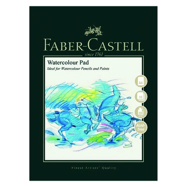 Akvarel blok Faber Castel A4 300g syrefri 10 ark topspiral
