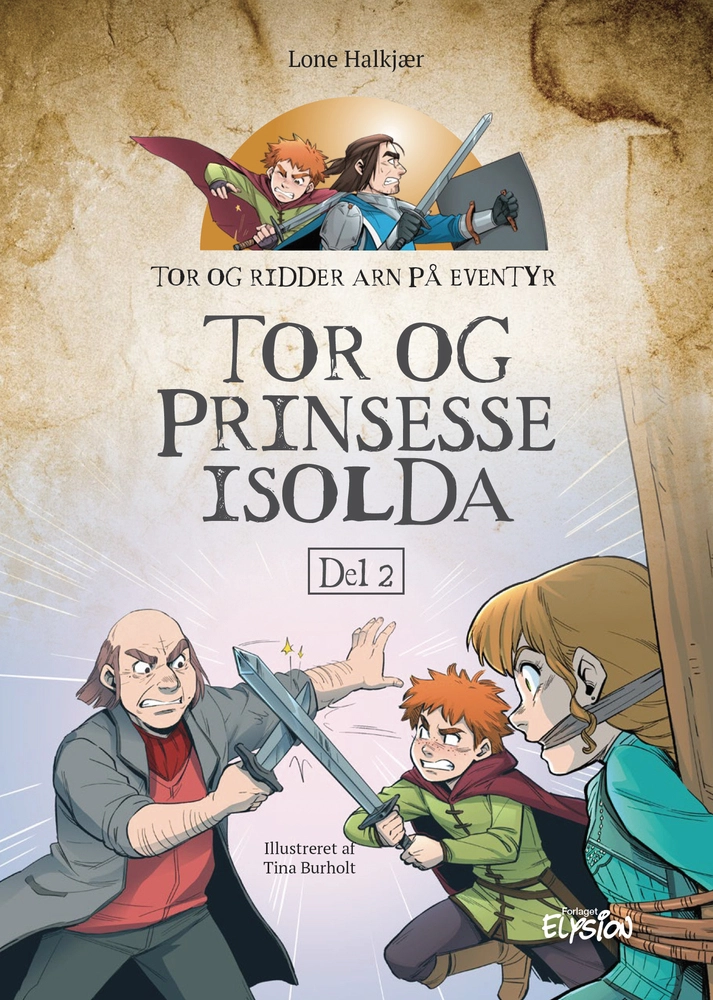 Billede af Tor og prinsesse Isolda