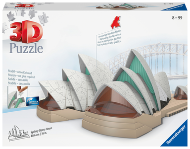 3D Puzzle Sydney Opera 216 brikker
