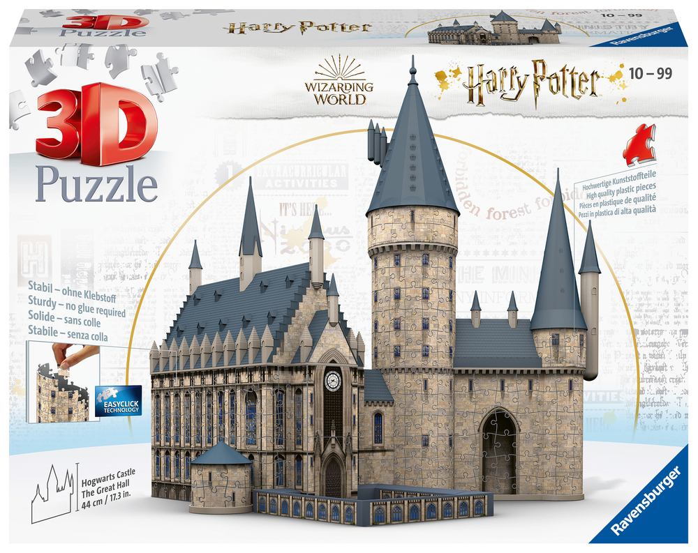 4: 3D Puzzle Hogwarts Castle Harry Potter 540 brikker