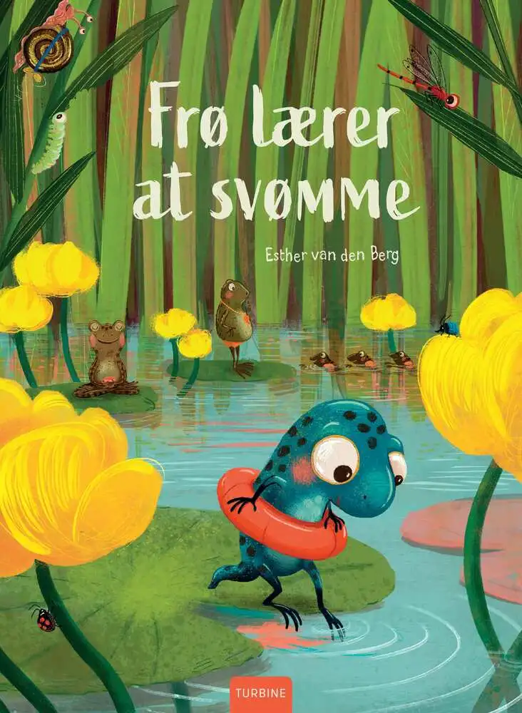 Billede af Frø lærer at svømme