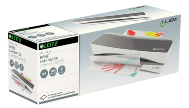 Lamineringsmaskine Leitz iLAM Home A4 grå