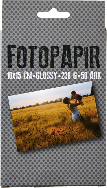 køb Fotopapir 10x15 230g glossy 50ark