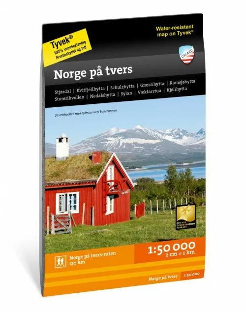 Billede af Norge på tvers (Stjørdal-Sylan) 1:50 000