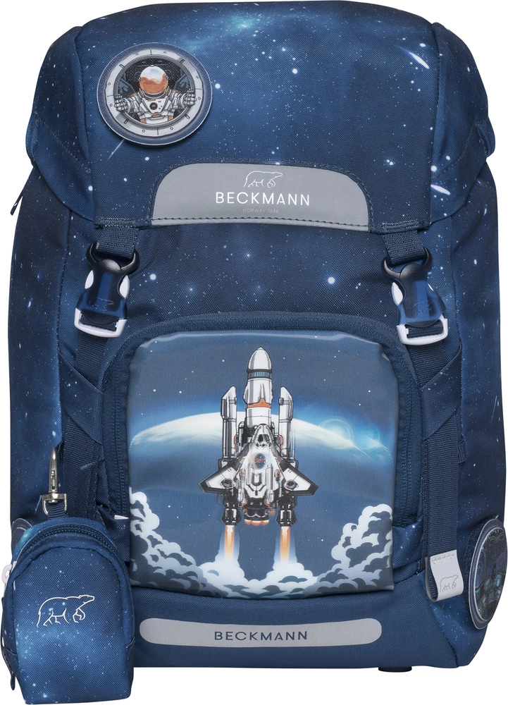 Skoletaske Beckmann classic space mission 22 liter | & idé