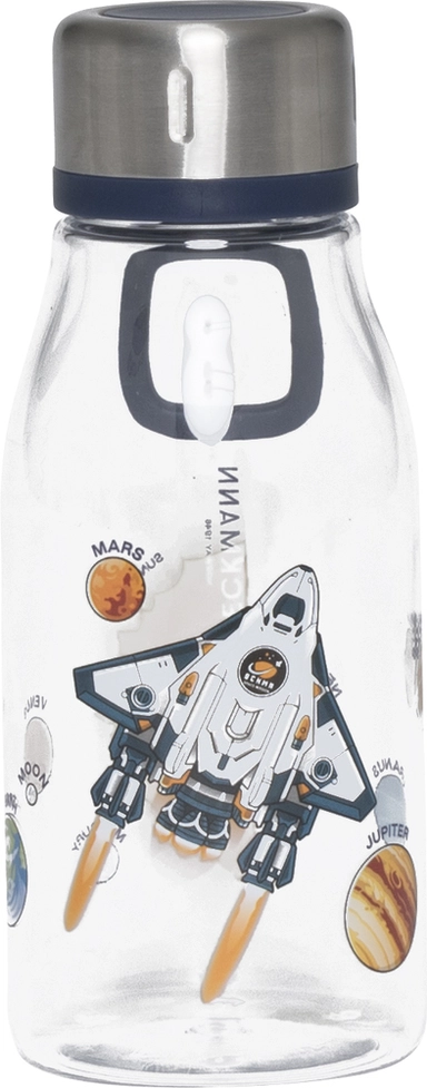 Drikkeflaske Beckmann space mission 400 ml m/skruelåg