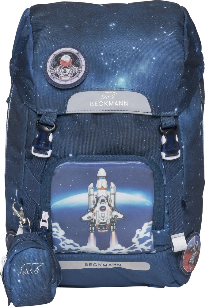 Skoletaske Beckmann classic maxi space mission 28 liter billede