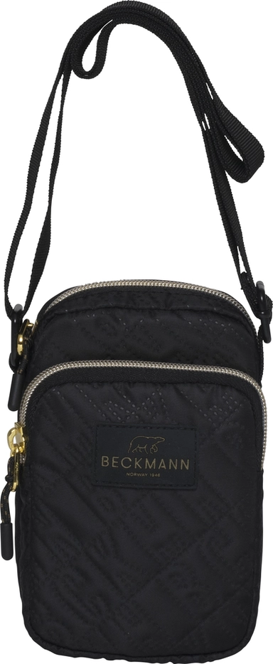 Skuldertaske Beckmann crossbody Black/gold m/justerbar rem