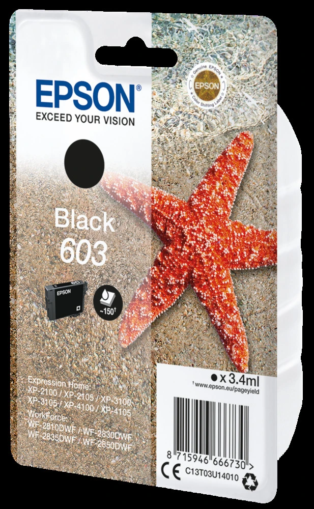 Billede af Epson 603 black ink cartridge printerpatron
