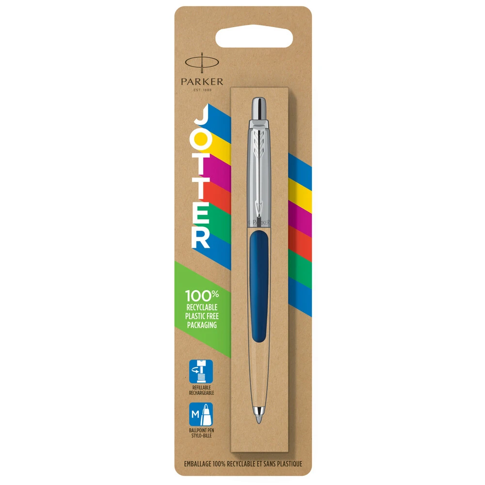 Kuglepen Parker Jotter 0,7 marineblå billede