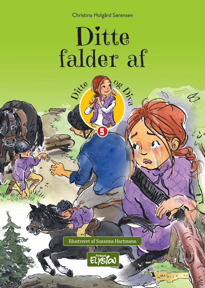 Billede af Ditte falder af