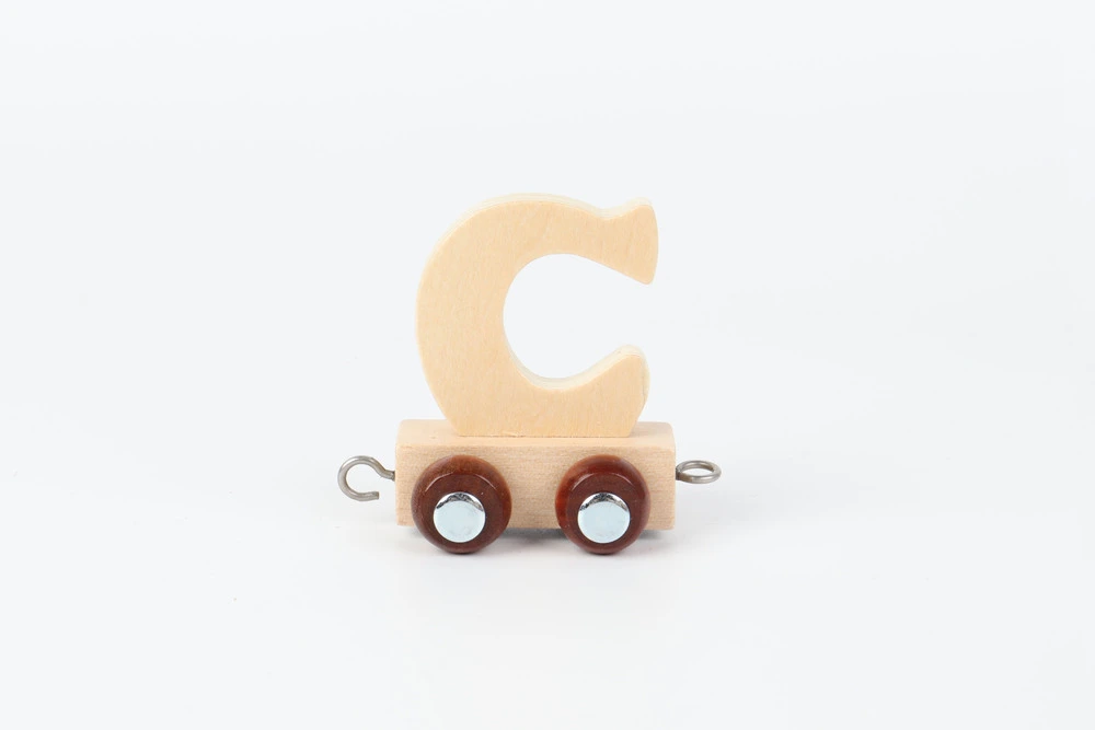 Small Foot - Wooden Letter Train - C - 12 pieces