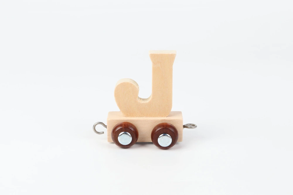 Small Foot - Wooden Letter Train - J - 12 pieces