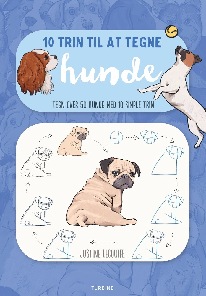 Billede af 10 trin til at tegne hunde