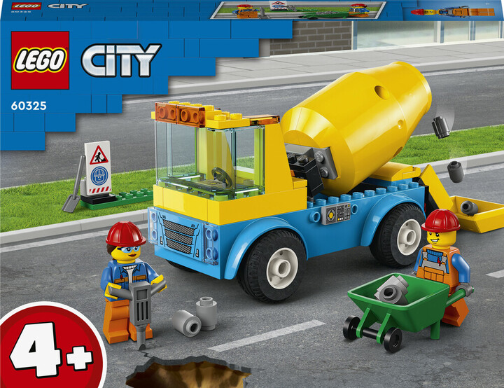 Forøge antage Tøj Køb 60325 LEGO City Lastbil med cementblander LEGO hos Legekæden