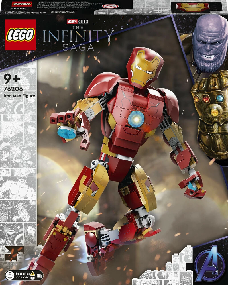 10: 76206 LEGO Super Heroes Iron Man-figur