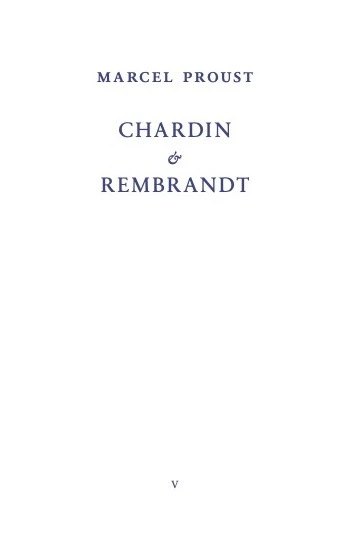 Chardin og Rembrandt