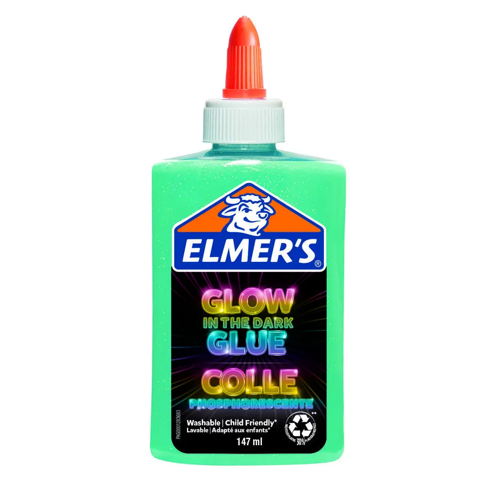 Elmer's Glow-in-the-dark Lim blå 147 ml