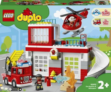 10970 LEGO DUPLO Town Brandstation og helikopter