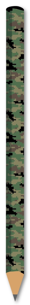 Blyant jumbo camouflage