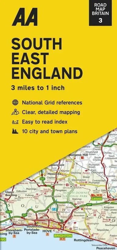 AA Road Map Britain 3: South East England