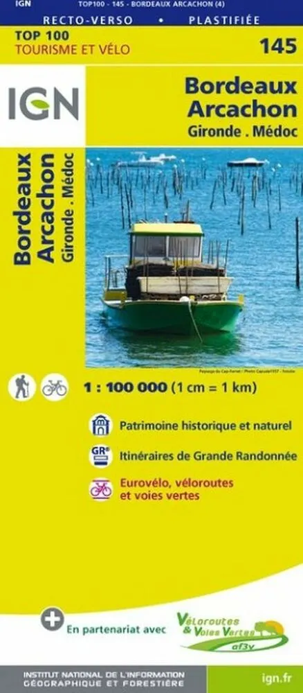 Billede af TOP100: 145 Bordeaux - Arcachon : Gironde - Medoc