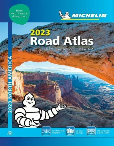 Michelin Road Atlas USA, Canada & Mexico 2023
