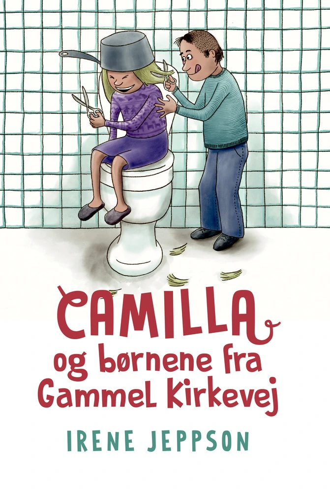 Billede af Camilla og børnene fra Gammel Kirkevej