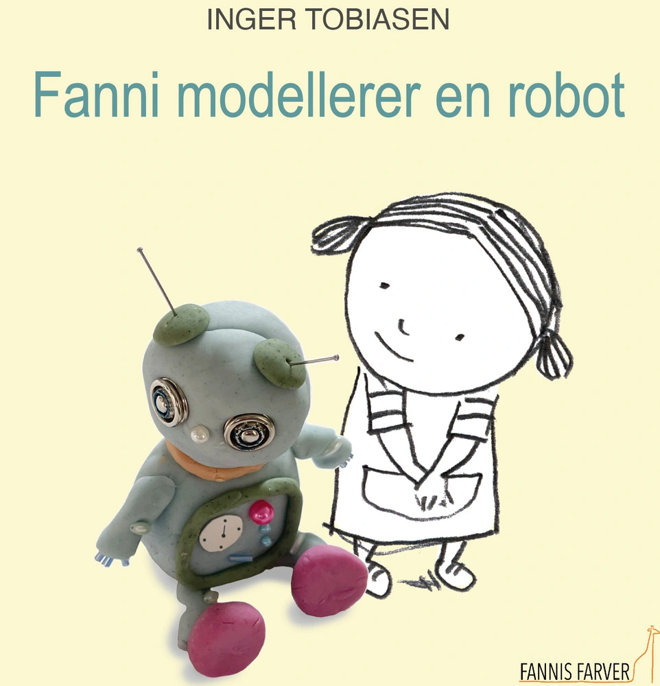 Billede af Fanni modellerer en robot