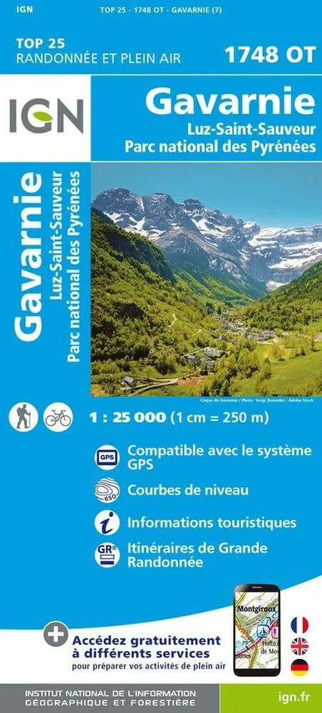 Billede af TOP25: 1748OT Gavarnie - Luz-Saint-Sauveur, Parc National des Pyrénées